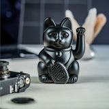 Maneki Neko | Lucky Cat - Matt Black