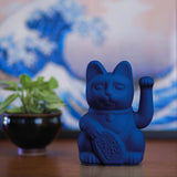 Maneki Neko | Lucky Cat - Dark Blue