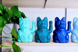 Maneki Neko | Lucky Cat - Dark Blue