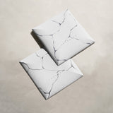 CELEMENT LAB Coaster - White Marble