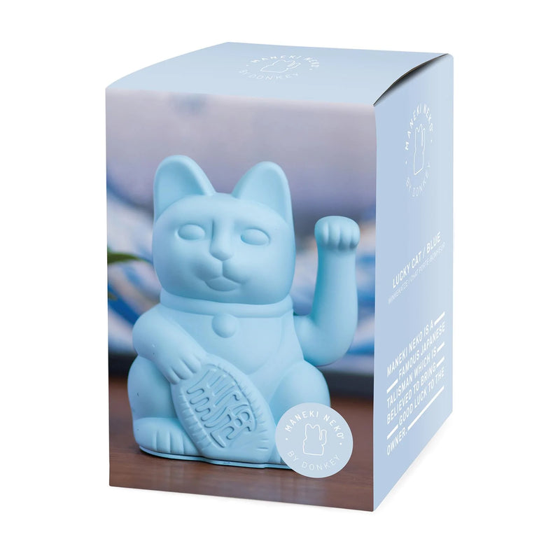 Maneki Neko | Lucky Cat - Light Blue