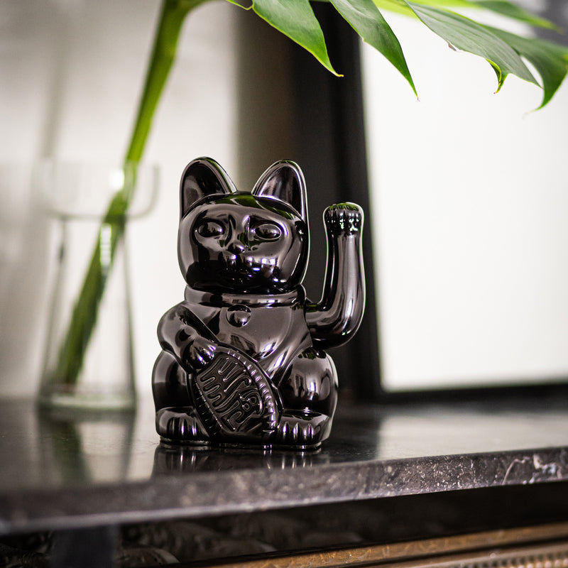 Maneki Neko | Lucky Cat - Glossy Black