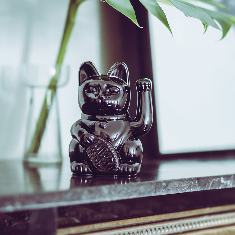 Maneki Neko | Lucky Cat - Glossy Black